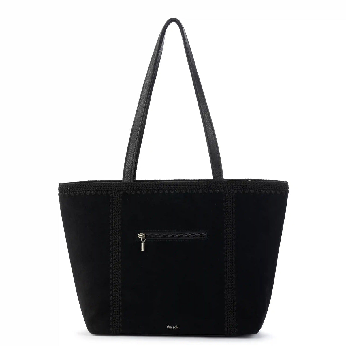Metro Tote - Leather - Black Suede Patch
