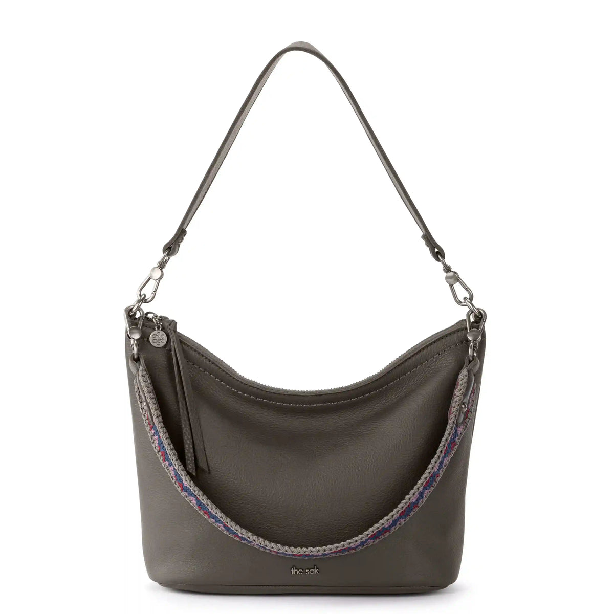 Jasmine Small Hobo - Leather - Slate