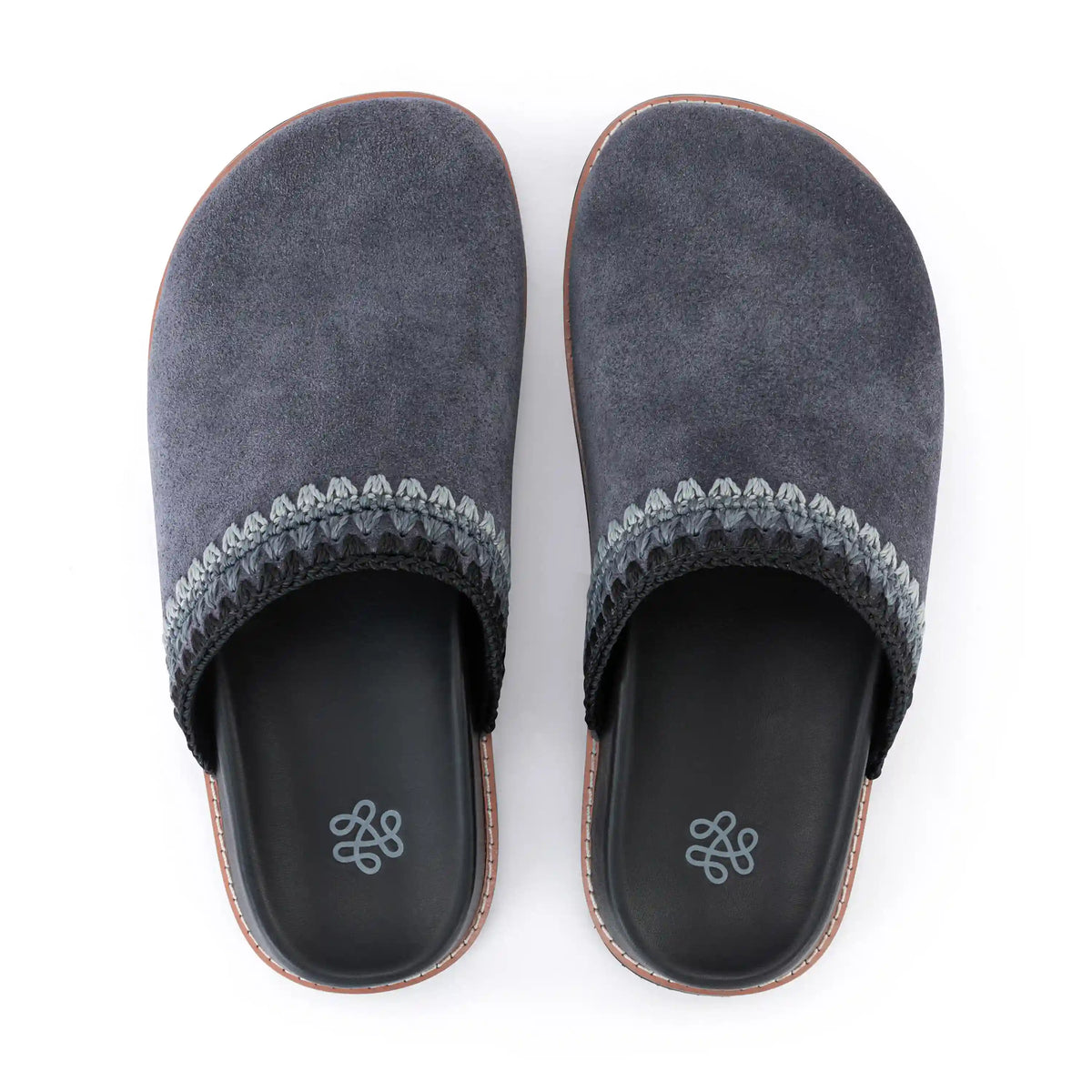 Bolinas Lug Sole Clog - Leather - Storm Grey Suede Seminyak