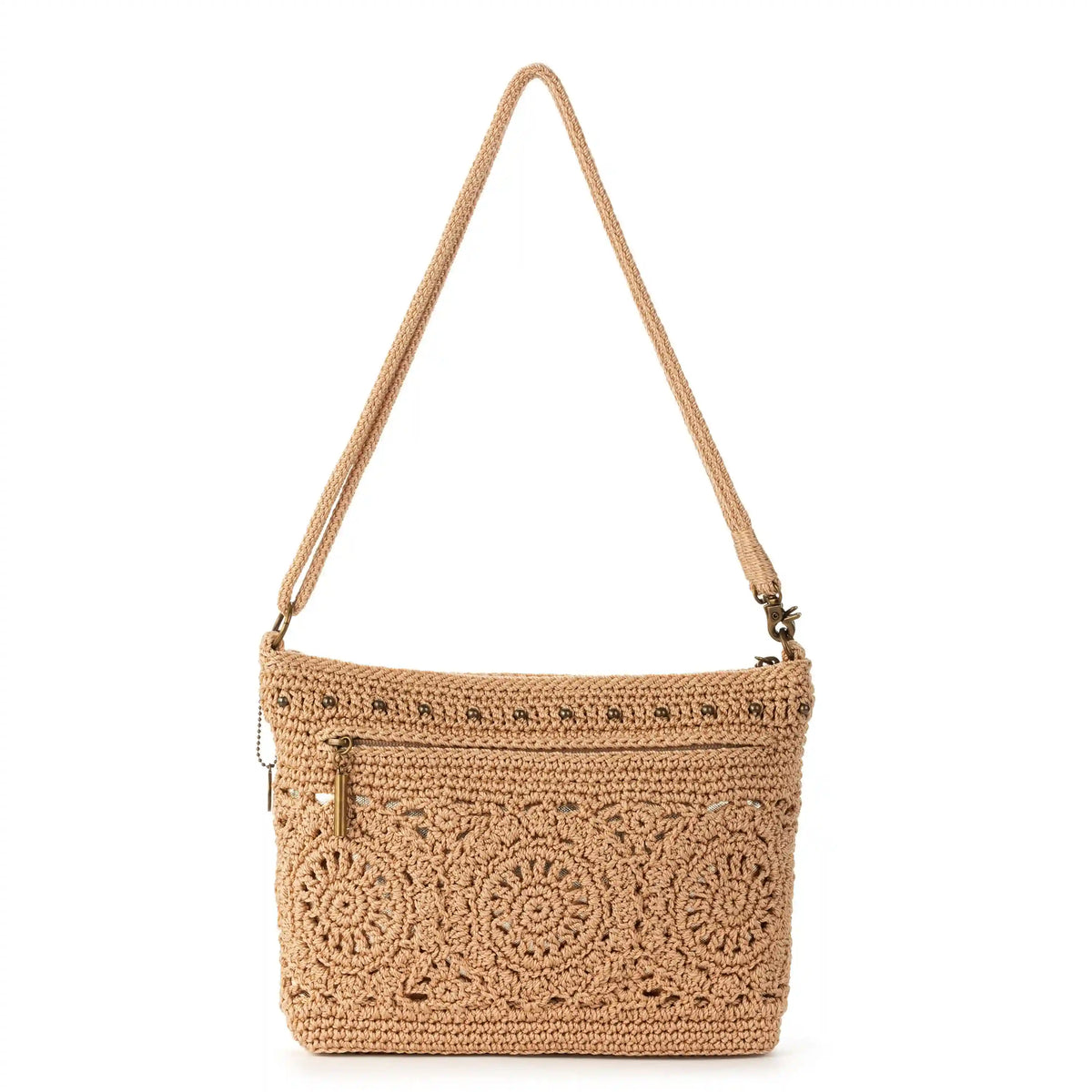 Lumi Crossbody - Hand Crochet - Bamboo Medallion