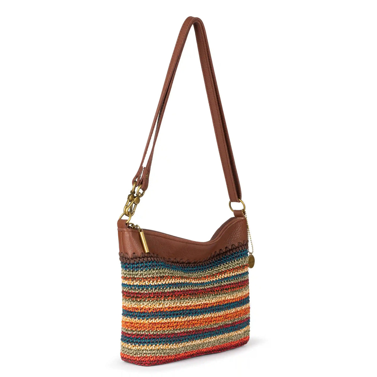 Lumi Crossbody - Hand Crochet - Woodland Stripe