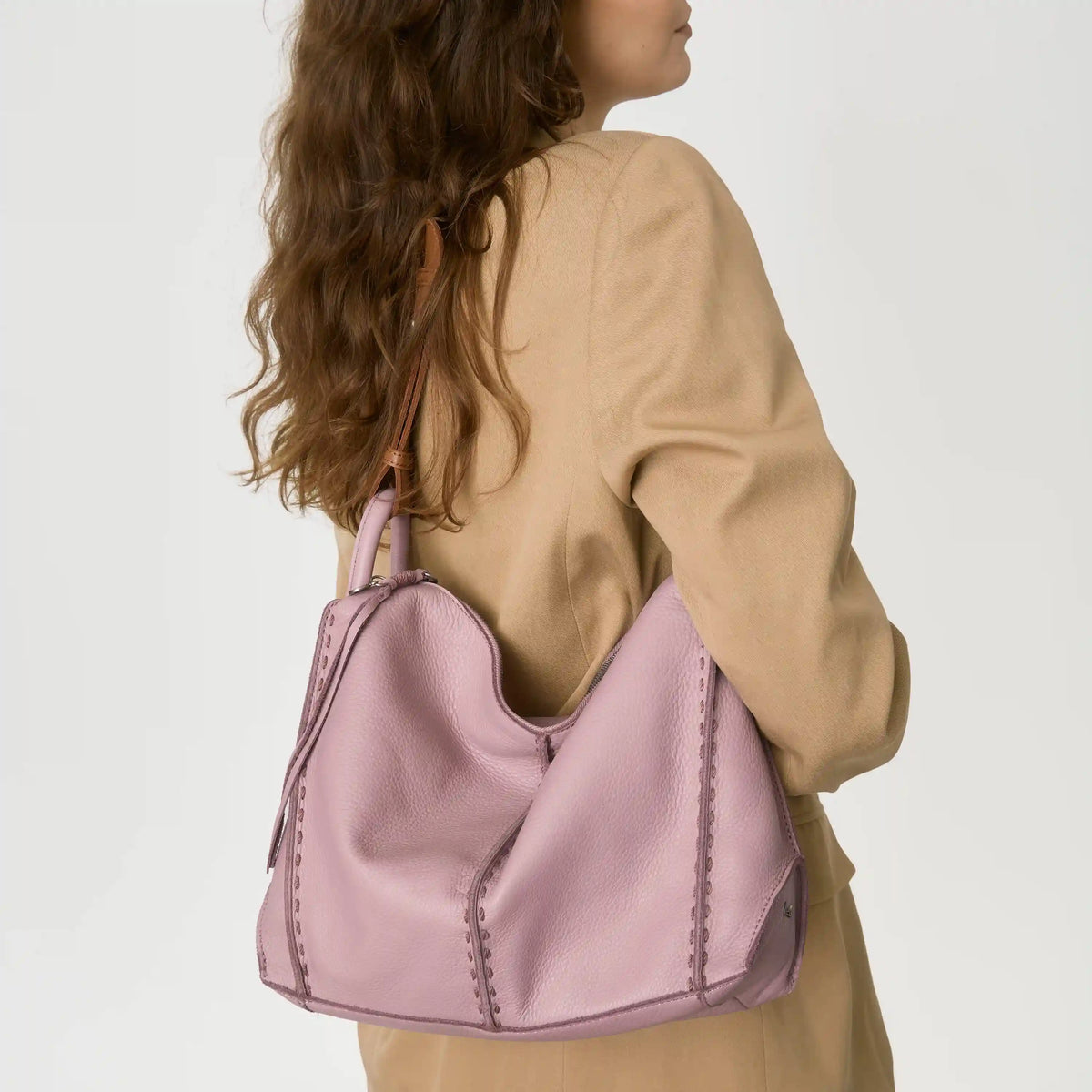Los Feliz Hobo - Leather - Rosewood