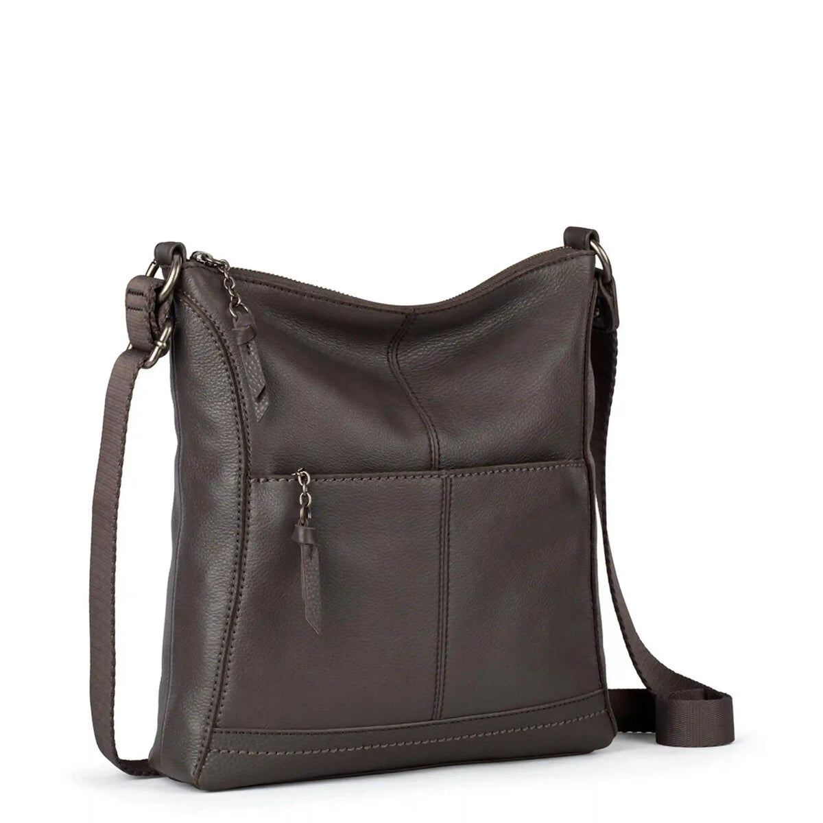 Lucia Crossbody - Leather - Slate