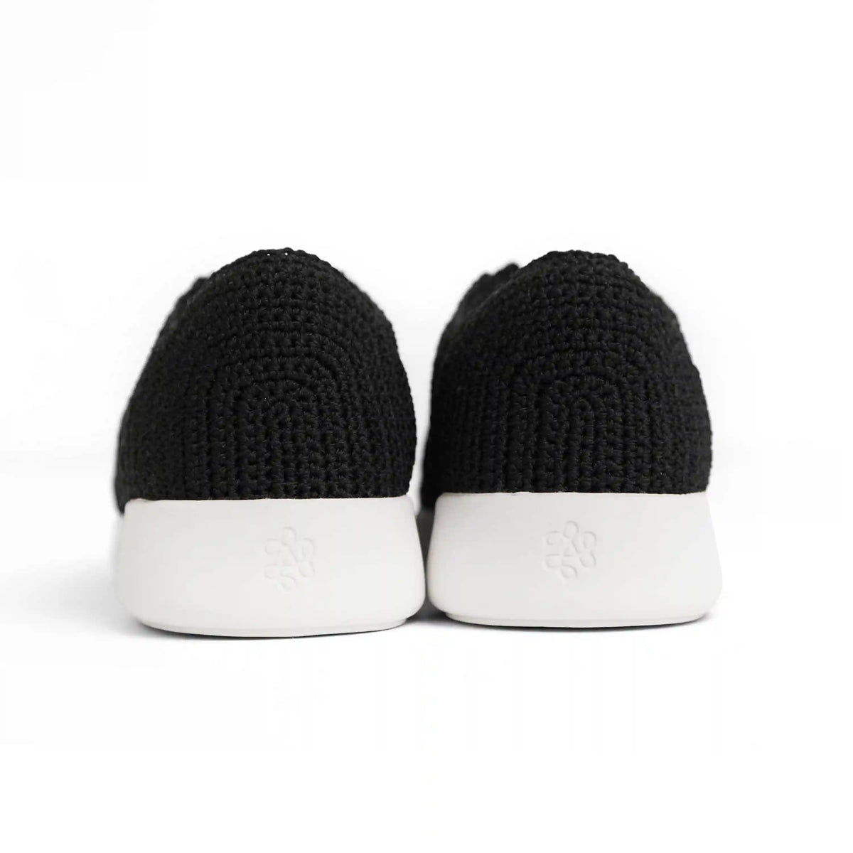 Asha Sneaker - Hand Crochet - Black