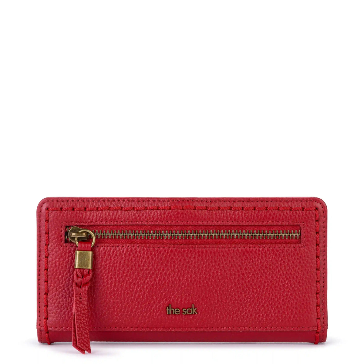 Mira Large Wallet - Leather - Scarlet
