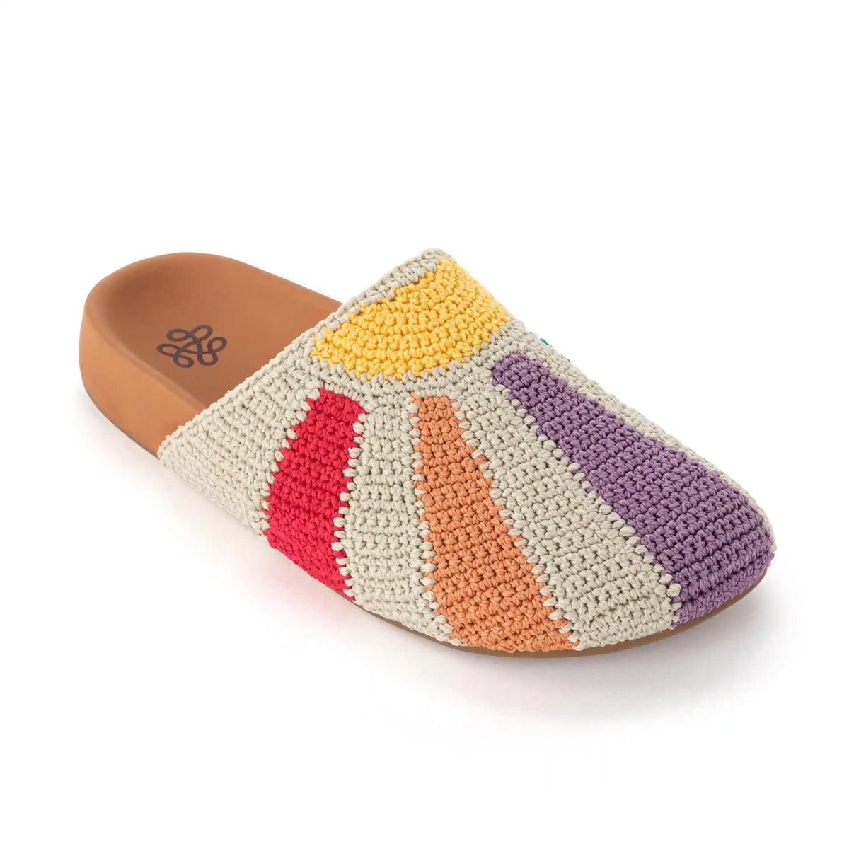Bolinas Clog - Hand Crochet - Multi Sunbeam