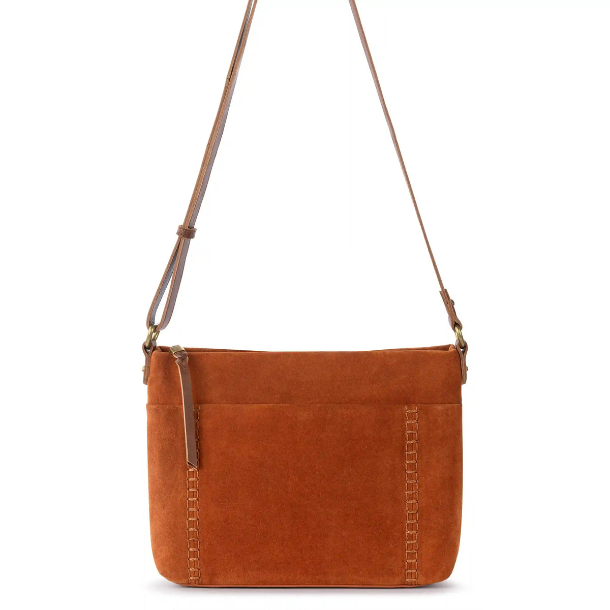 Melrose Crossbody - Leather - Persimmon Suede