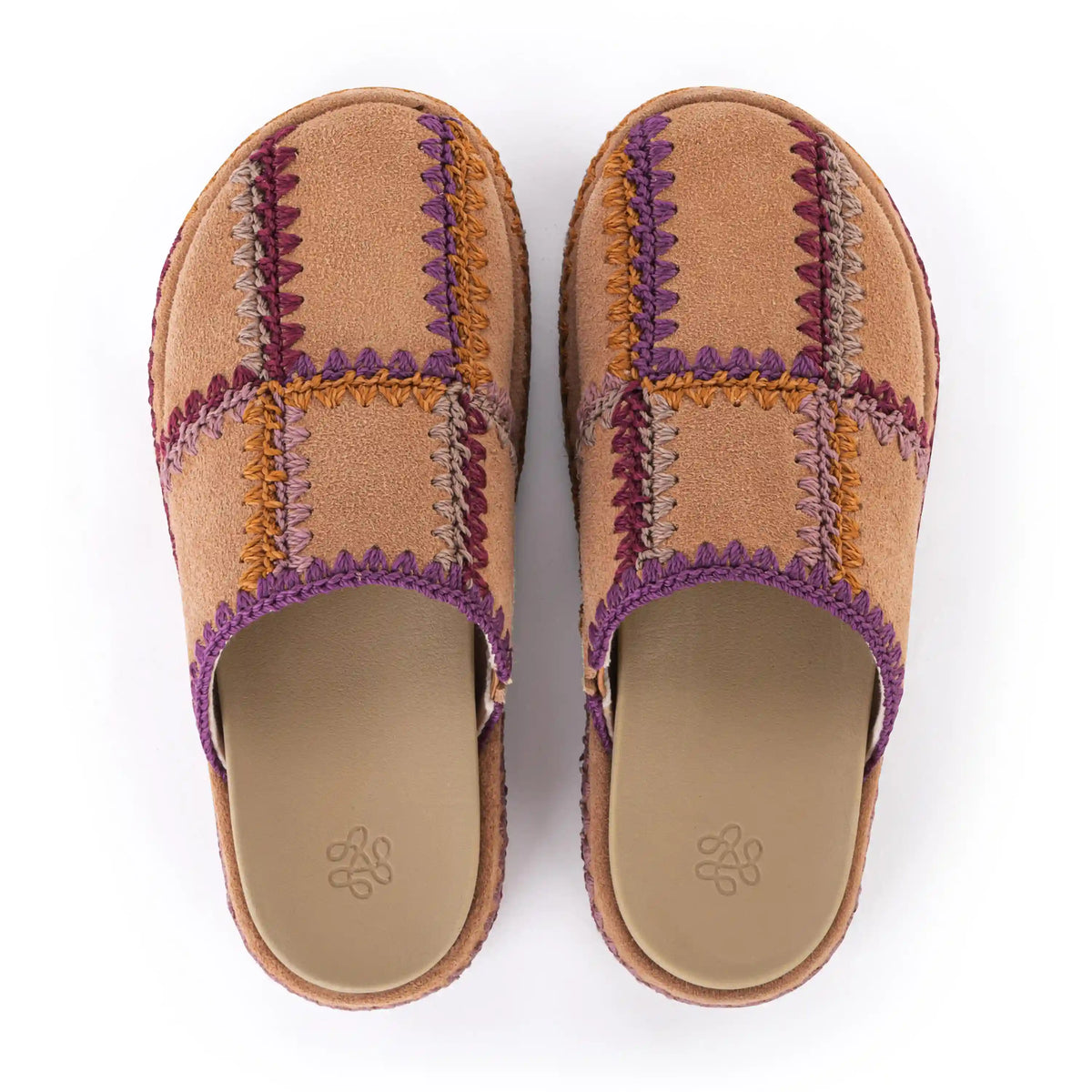 Bryn Platform Clog - Leather - Harvest Suede Patch