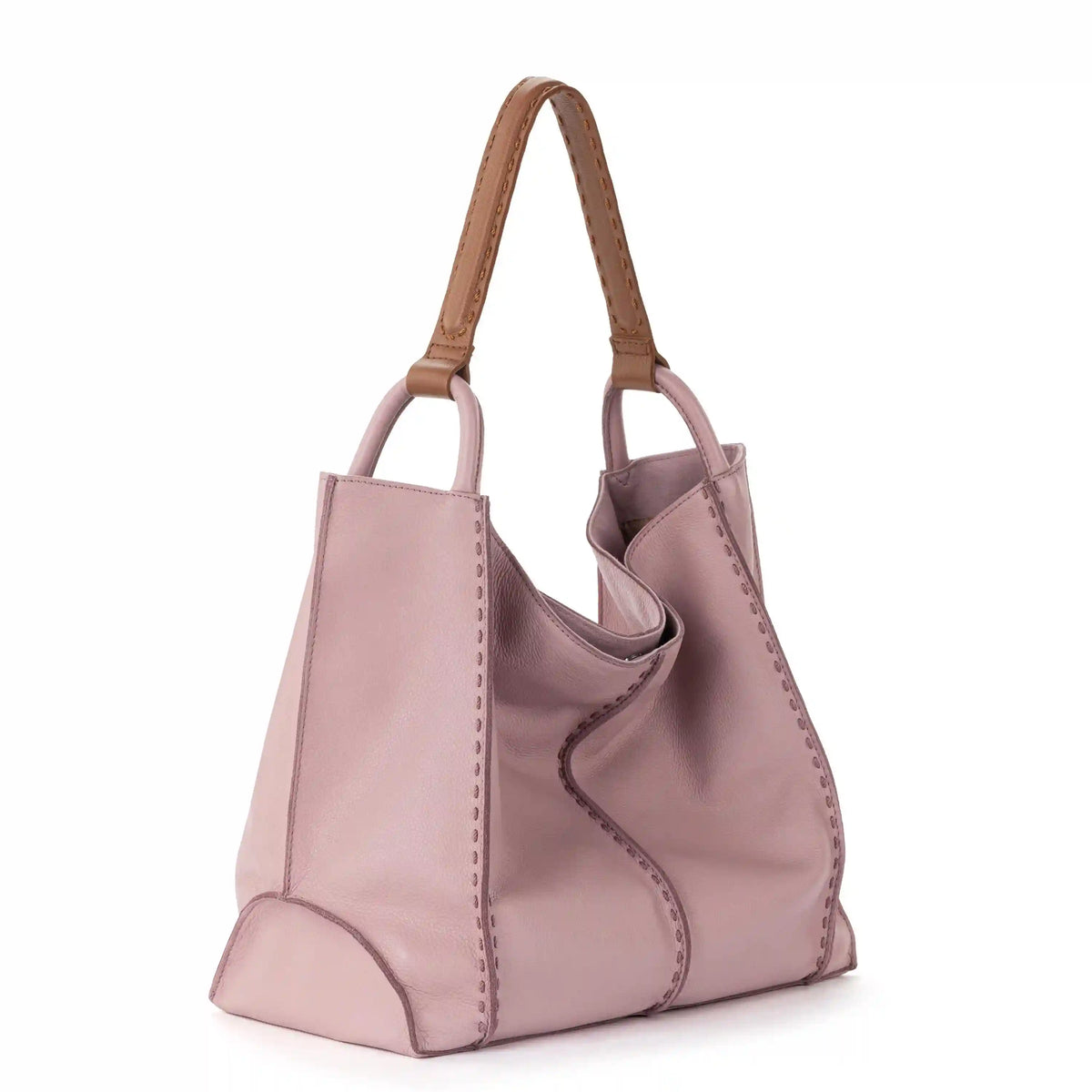 Los Feliz Large Tote - Leather - Rosewood