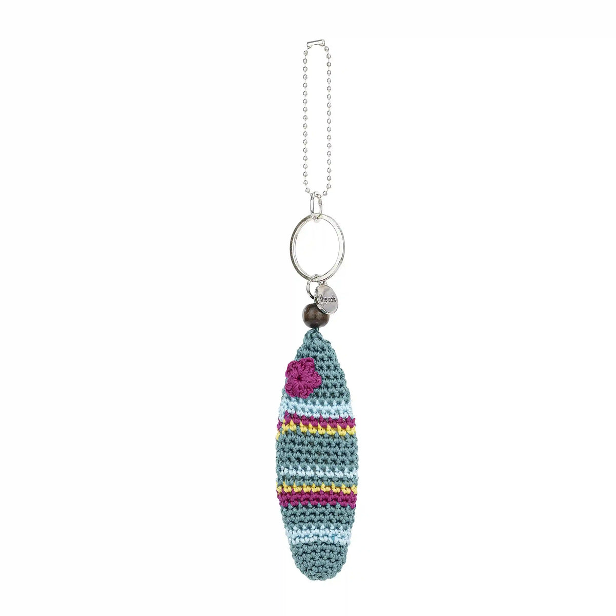 Yarnicharmz Dangle - Hand Crochet - Surfboard