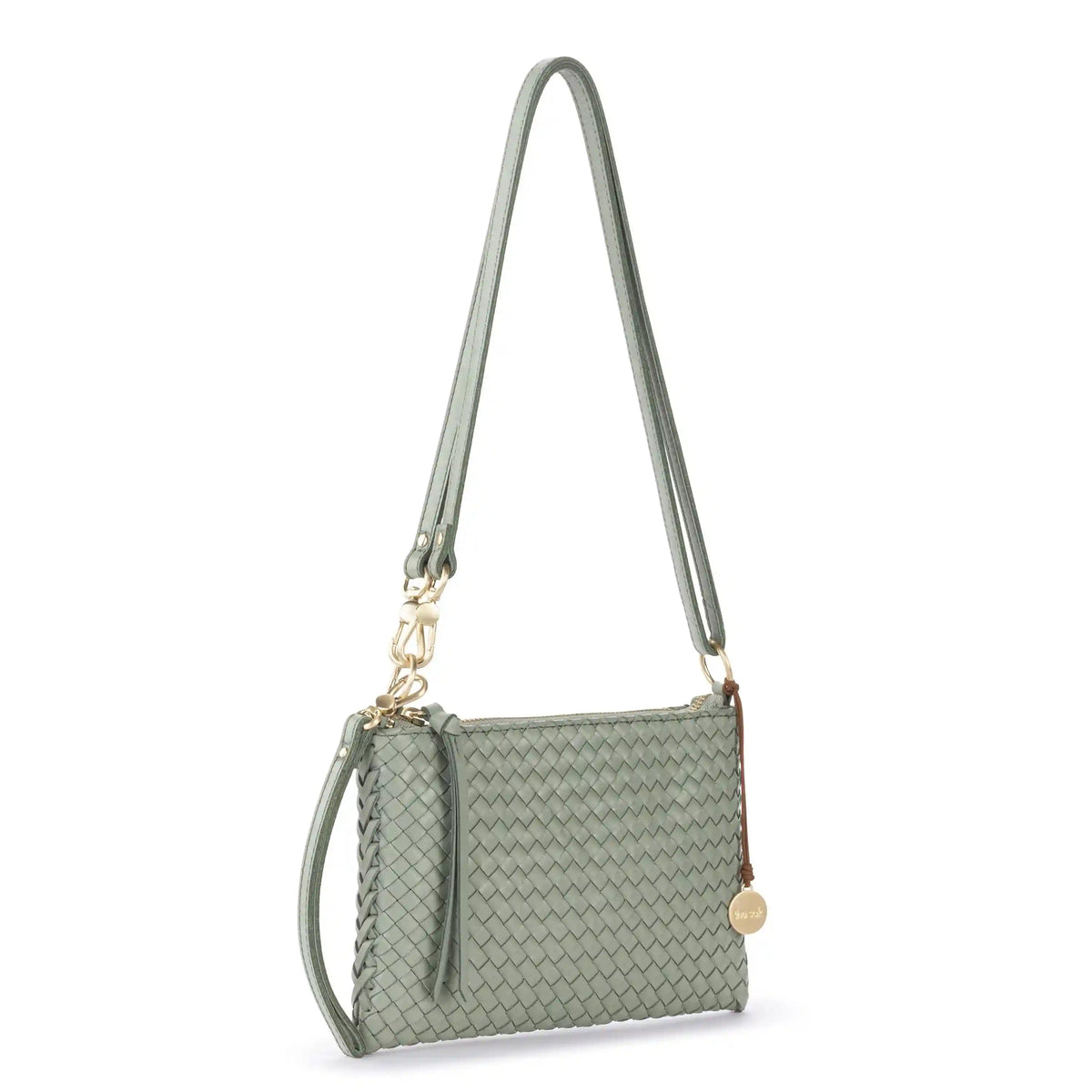Vita Convertible Wristlet - Leather - Meadow Woven