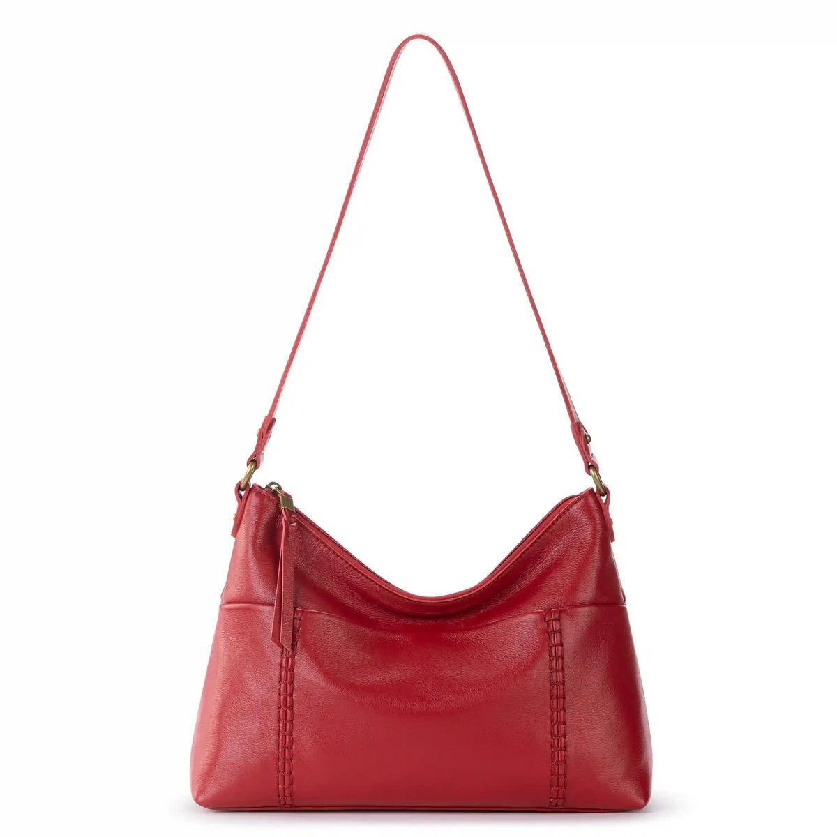 Melrose Shoulder Bag - Leather - Scarlet