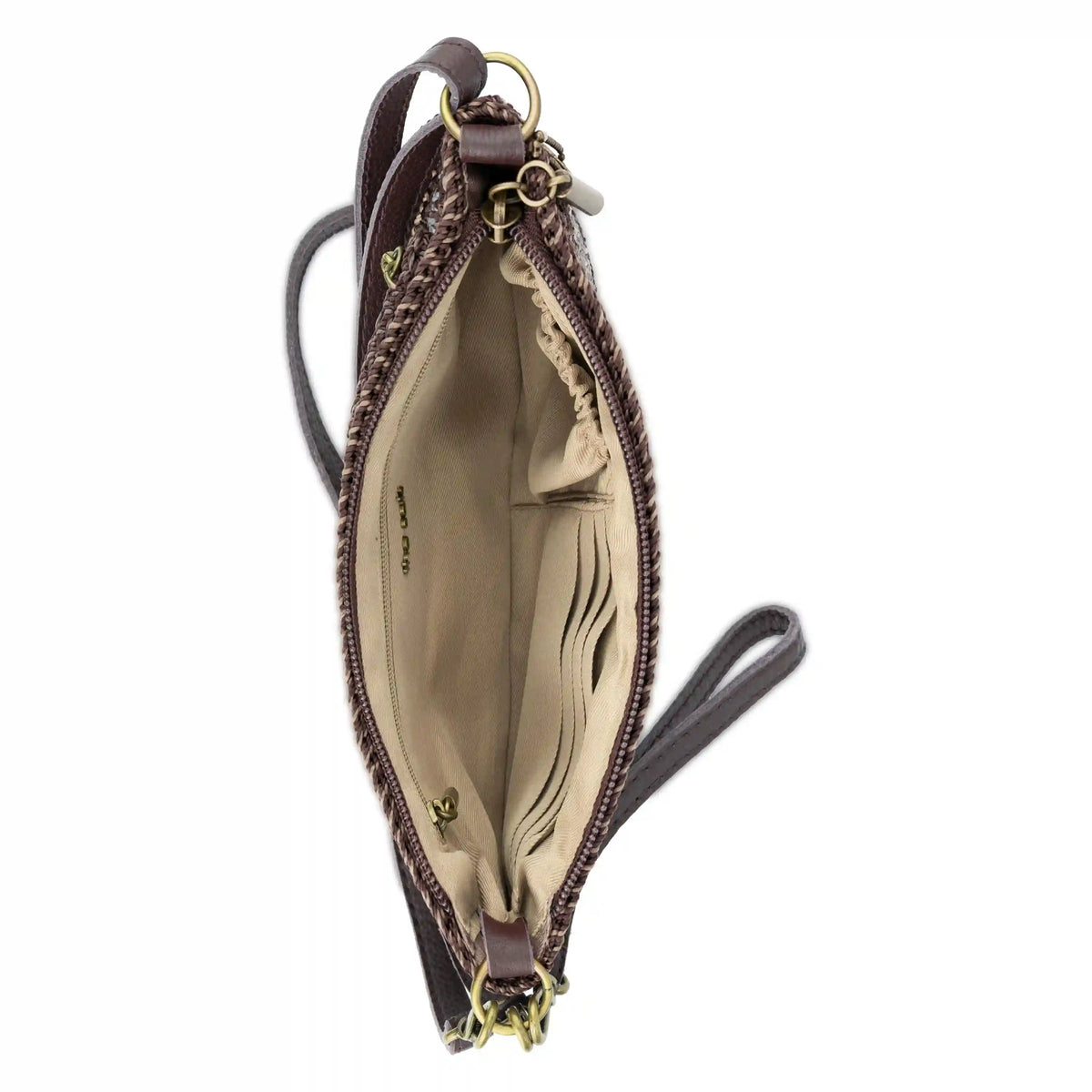 Vita Convertible Wristlet - Hand Crochet - Aspen Stripe