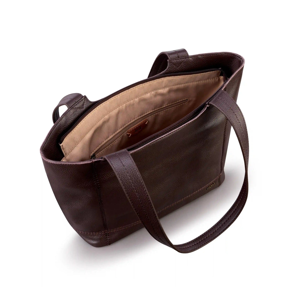 De Young Tote - Leather - Mahogany