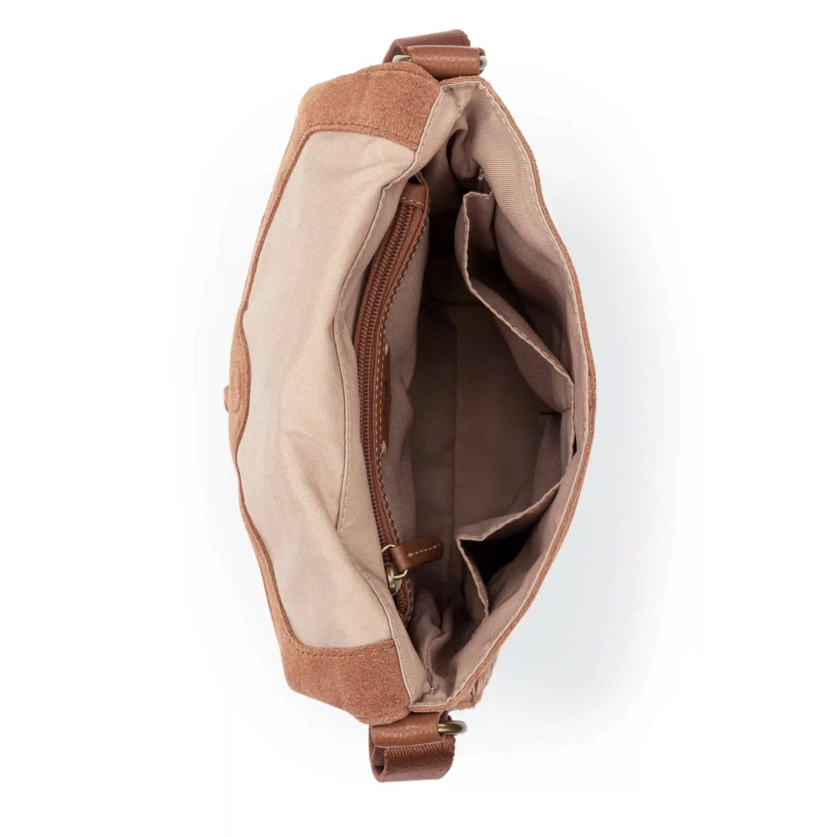 Silverlake Flap Crossbody - Leather - Tobacco Suede