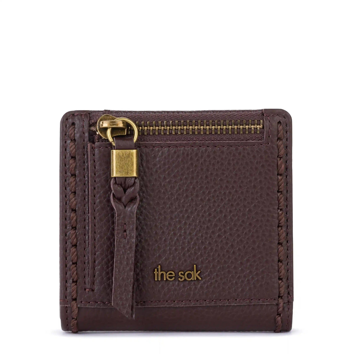Mira Small Wallet - Leather - Mahogany