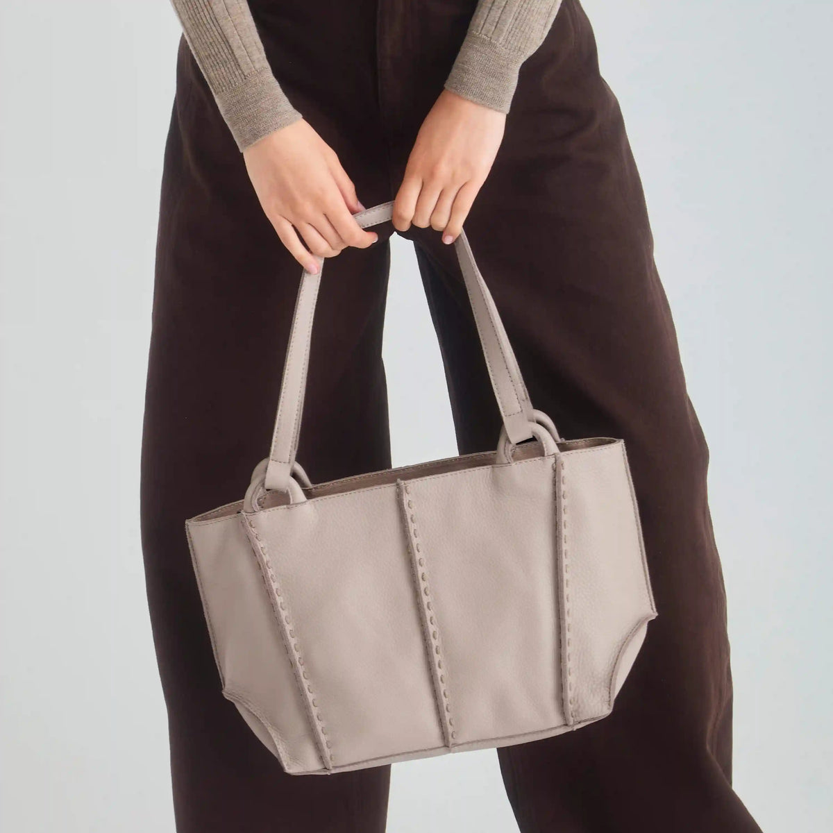 Los Feliz Satchel - Leather - Sand
