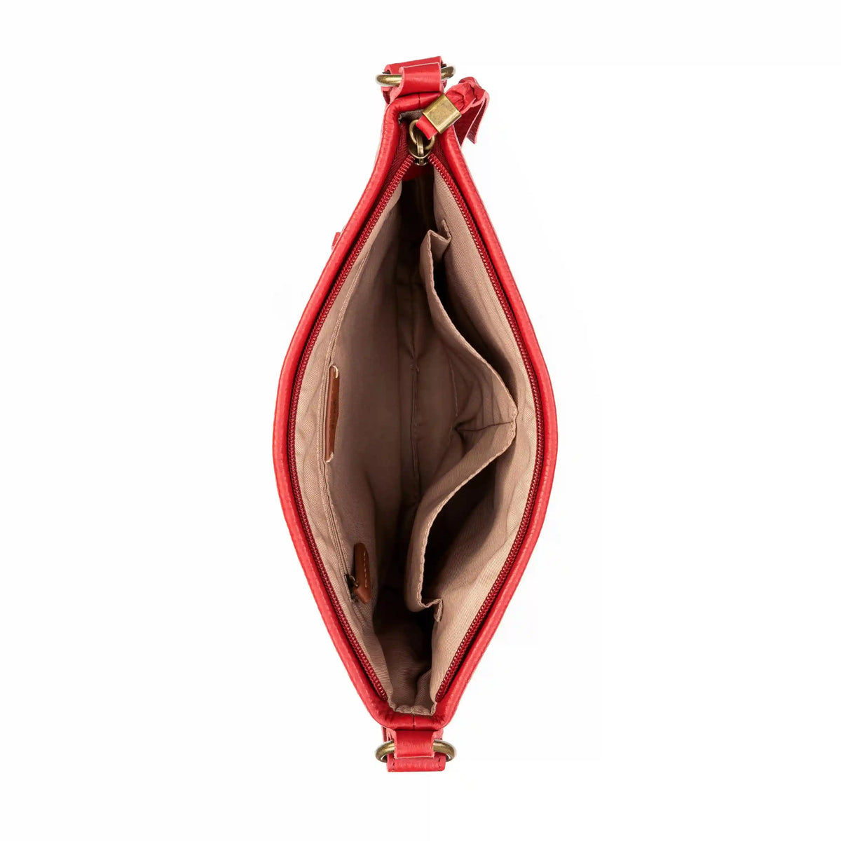 Melrose Crossbody - Leather - Scarlet