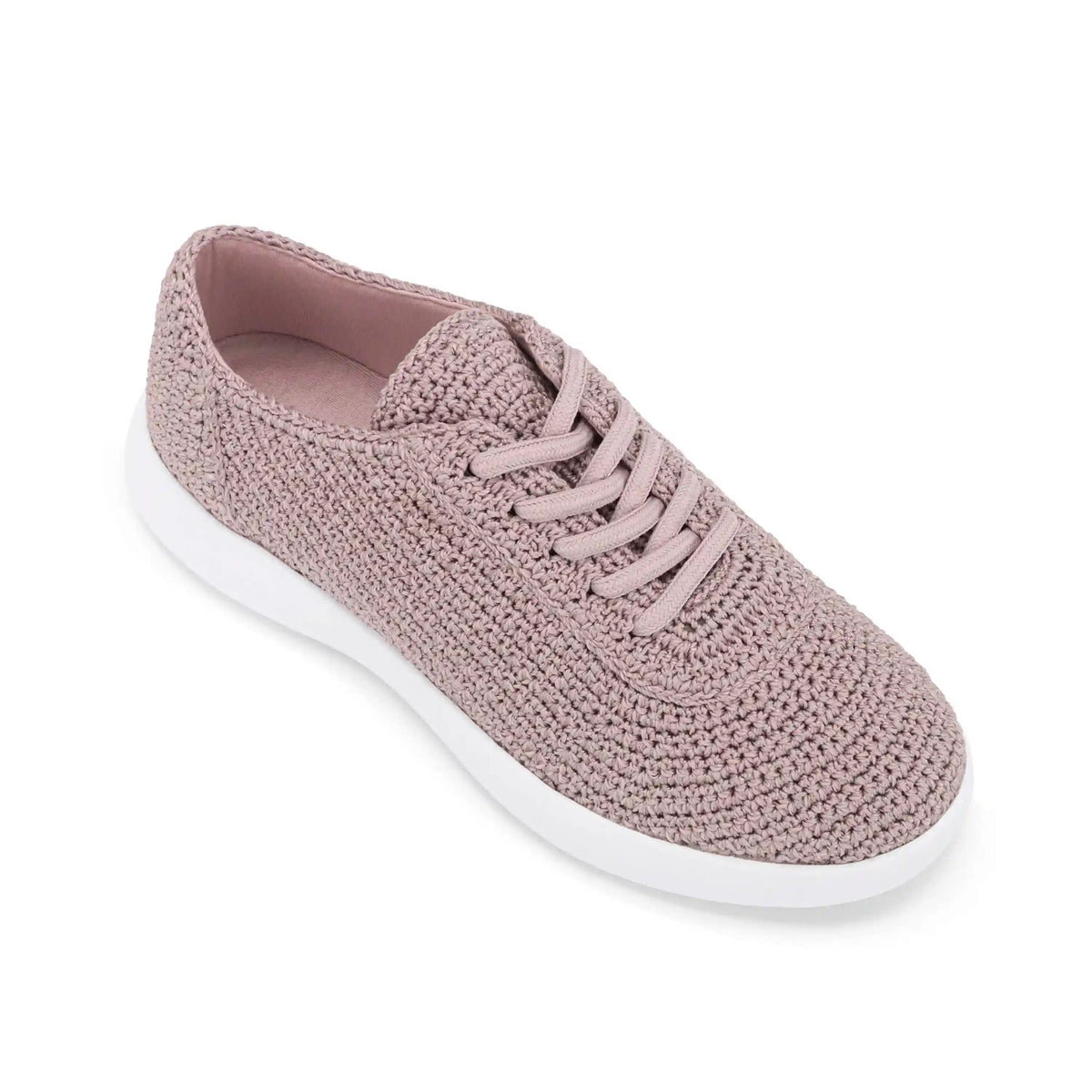 Asha Sneaker - Hand Crochet - Fog