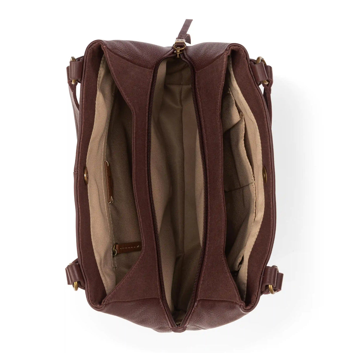 Melrose Satchel - Leather - Mahogany
