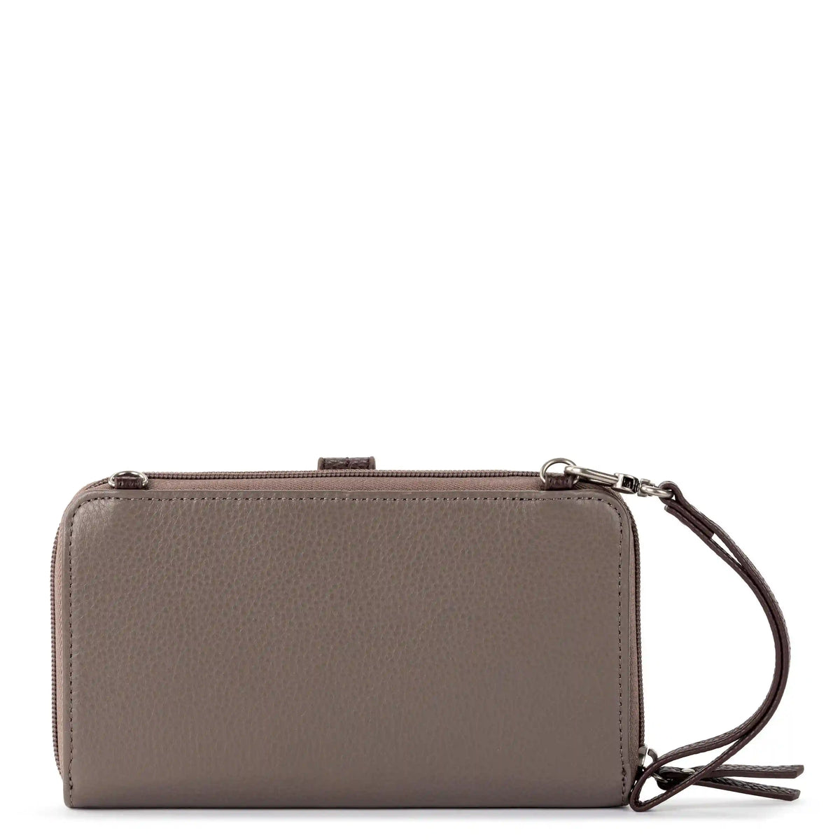 Iris Smartphone Wallet - Leather - Mushroom Suede