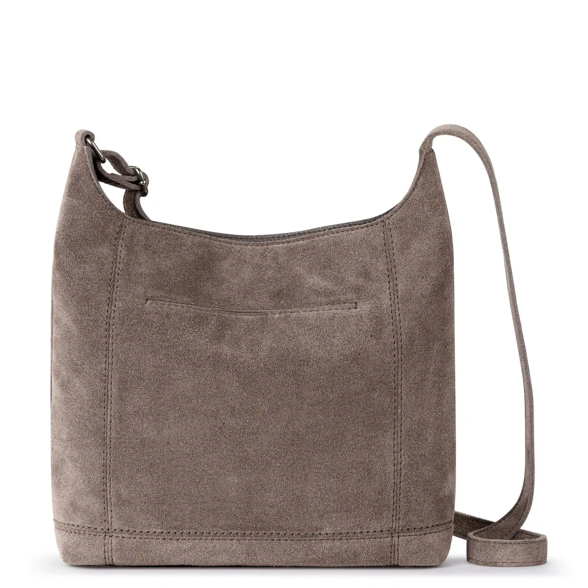 De Young Crossbody - Leather - Mushroom Suede