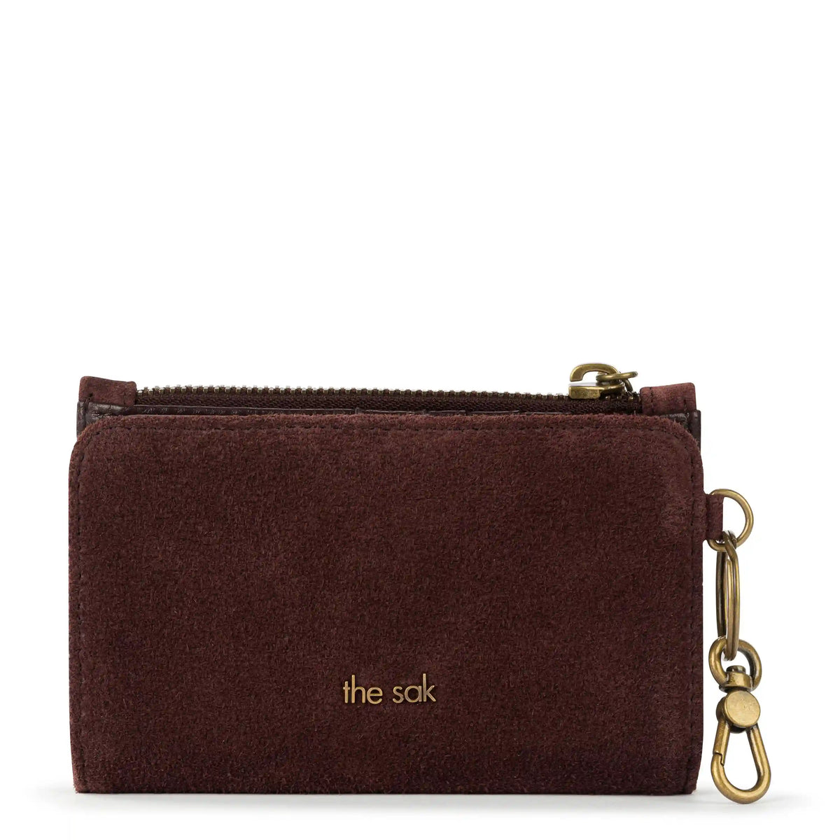 Encino Essential Wallet - Leather - Mahogany Suede