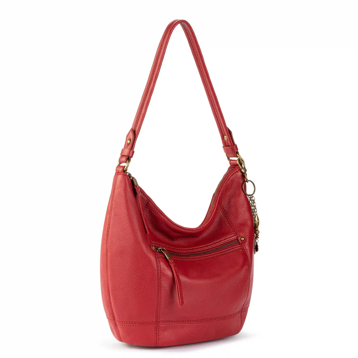 Sequoia Hobo - Leather - Scarlet
