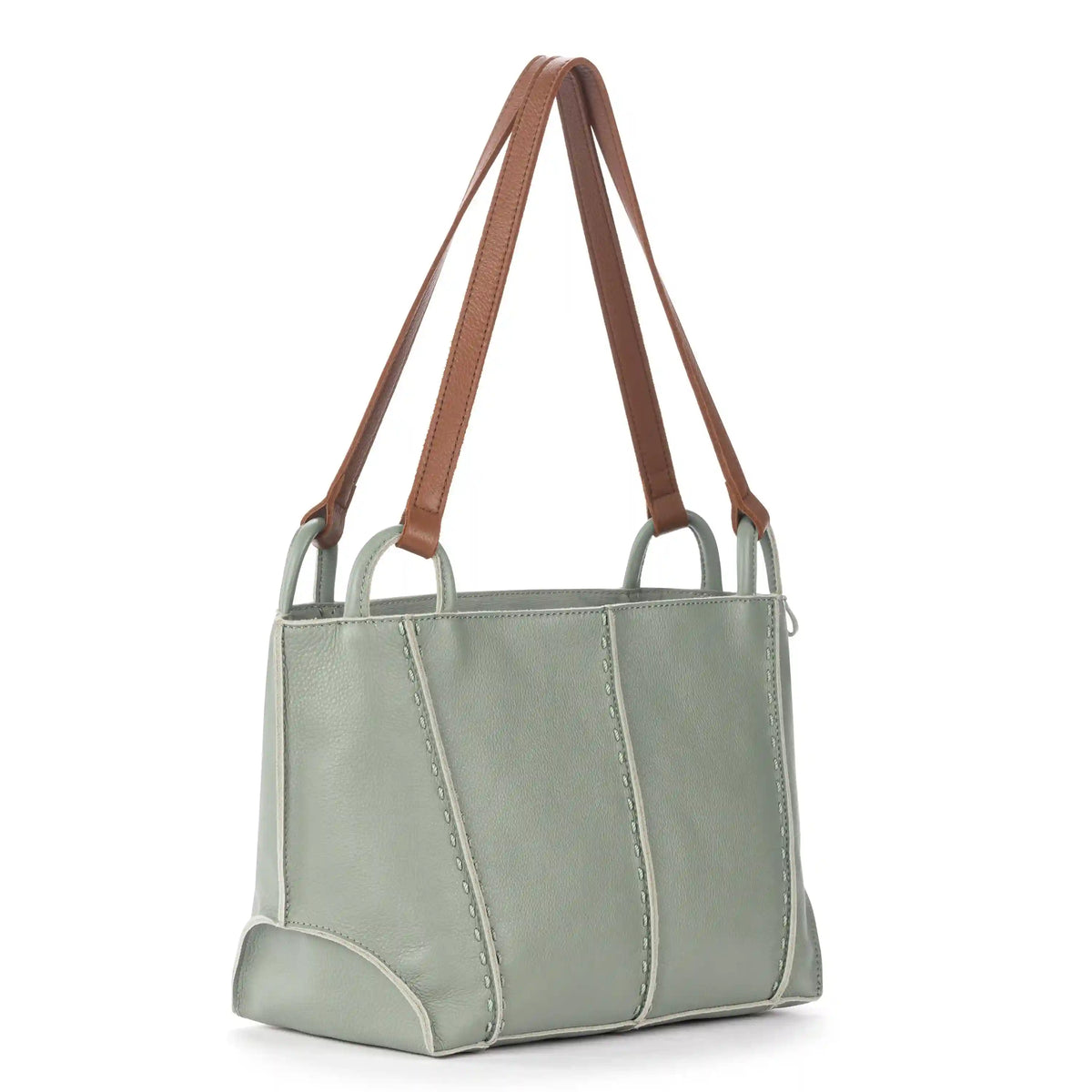 Los Feliz Satchel - Leather - Meadow