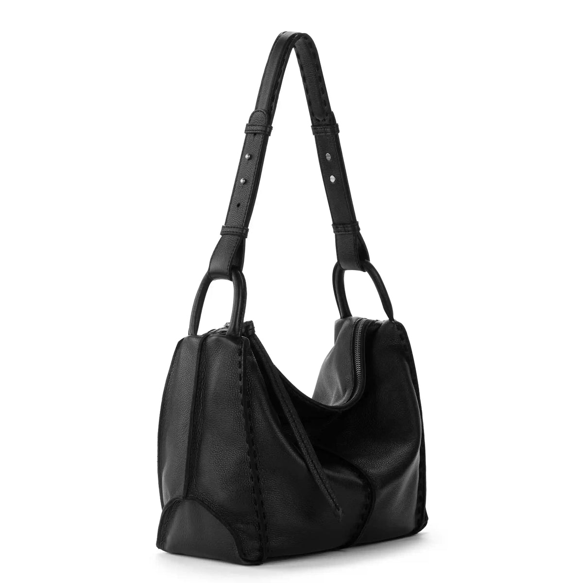 Los Feliz Hobo - Leather - Black