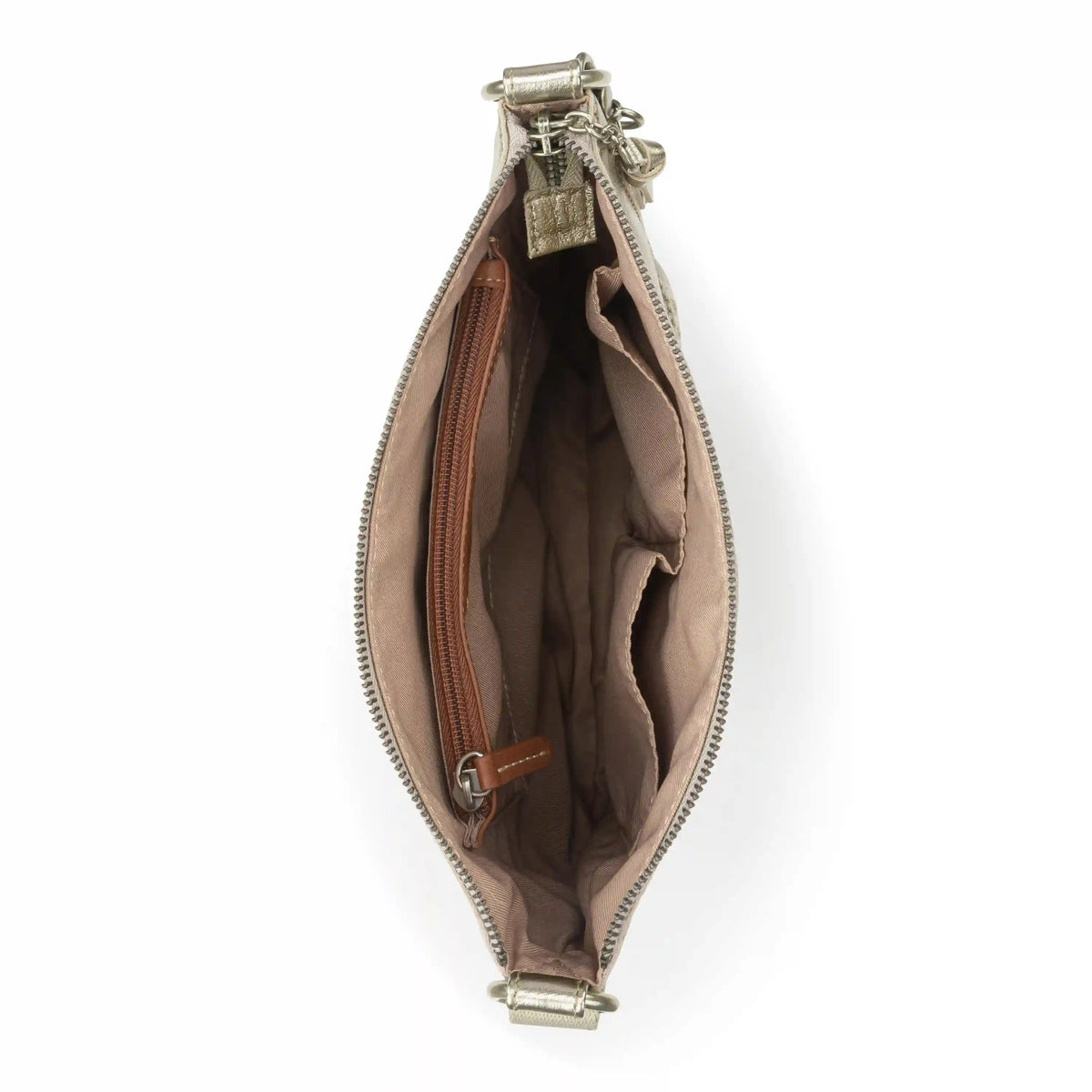 Lucia Crossbody - Leather - Pyrite Stitch