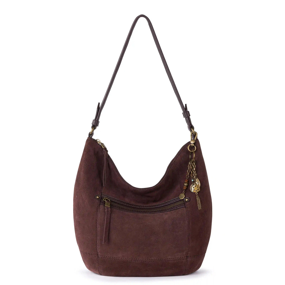 Sequoia Hobo - Leather - Mahogany Suede