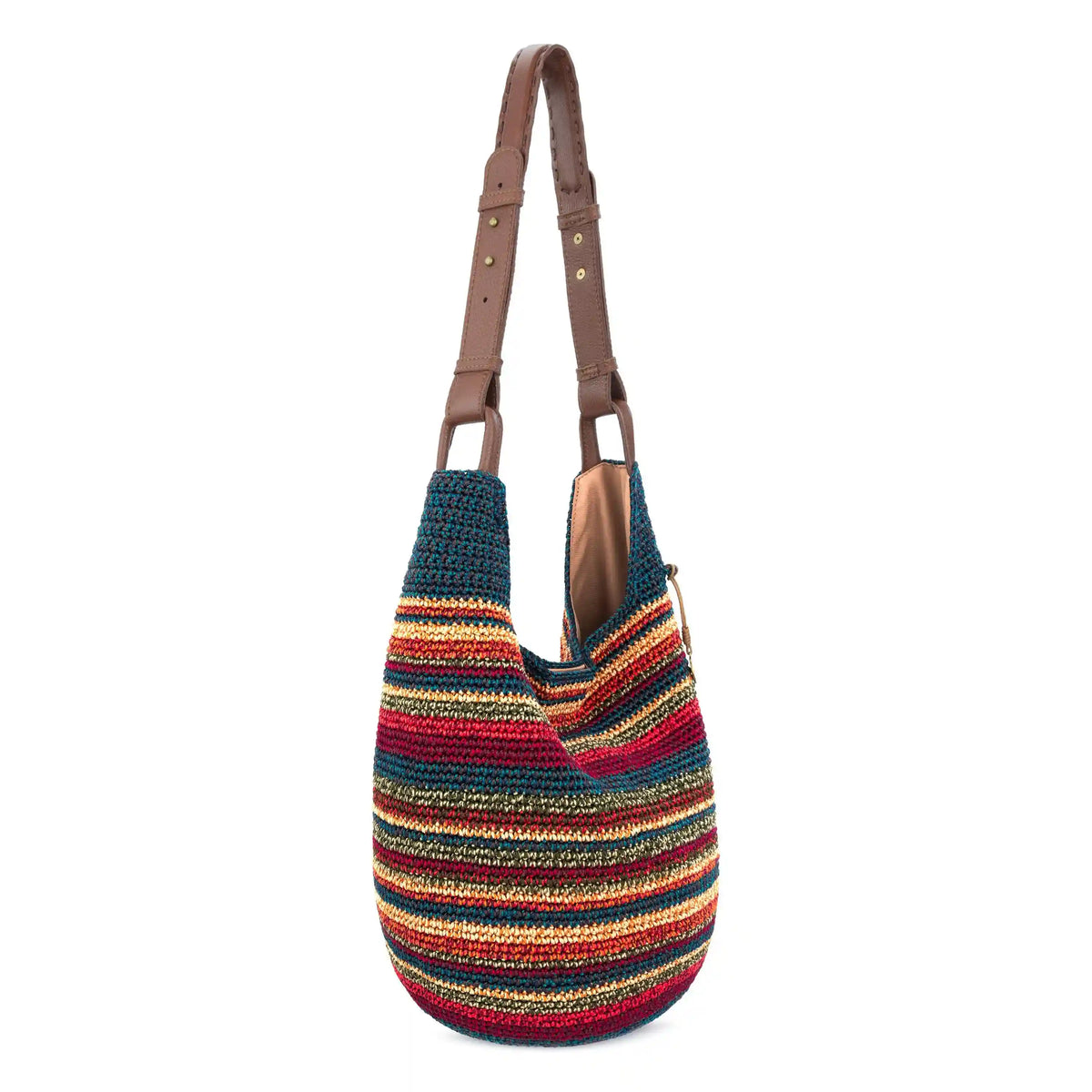 Los Feliz 120 Hobo - Hand Crochet - Woodland Stripe