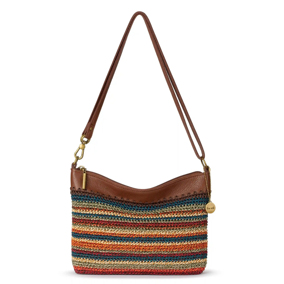Lumi Crossbody - Hand Crochet - Woodland Stripe