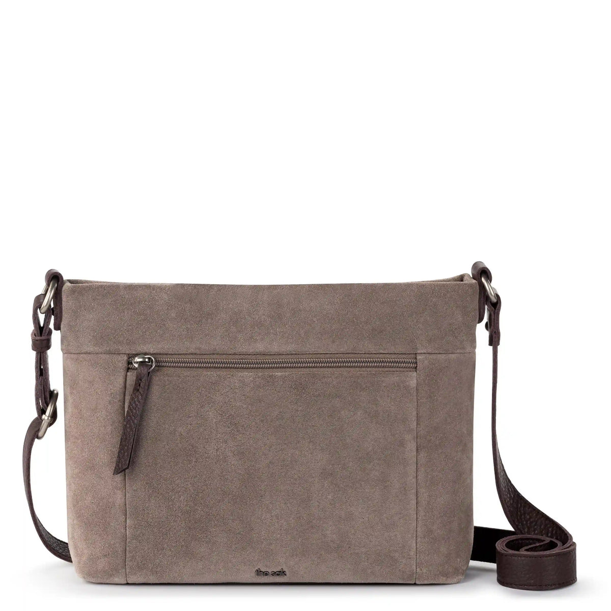 Melrose Crossbody - Leather - Mushroom Suede
