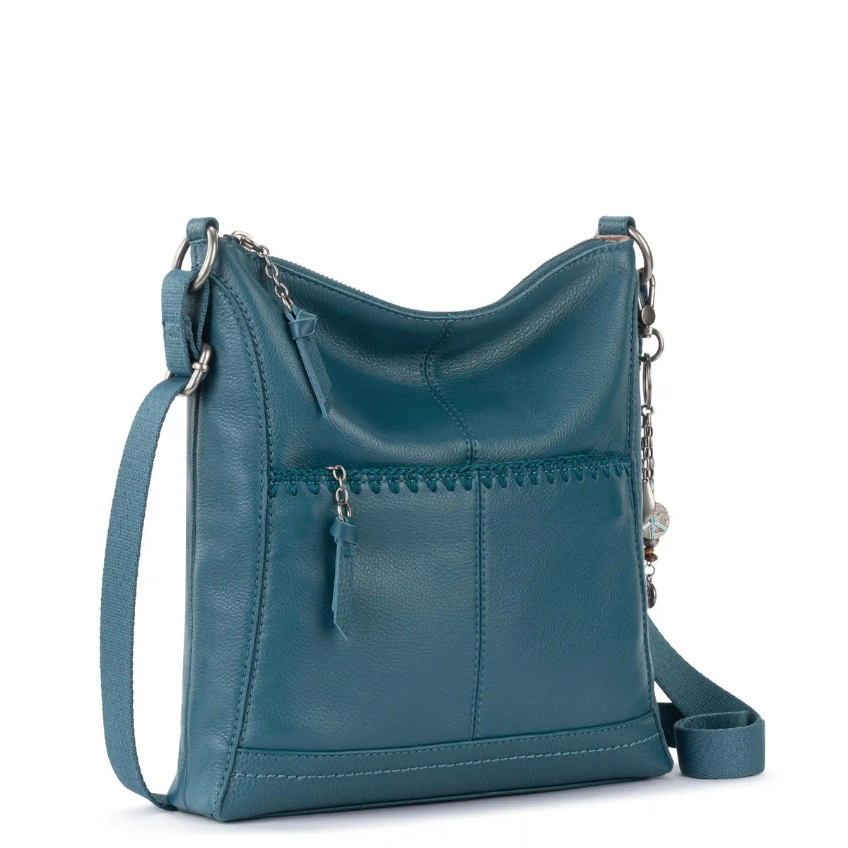 Lucia Crossbody - Leather - Deep Teal