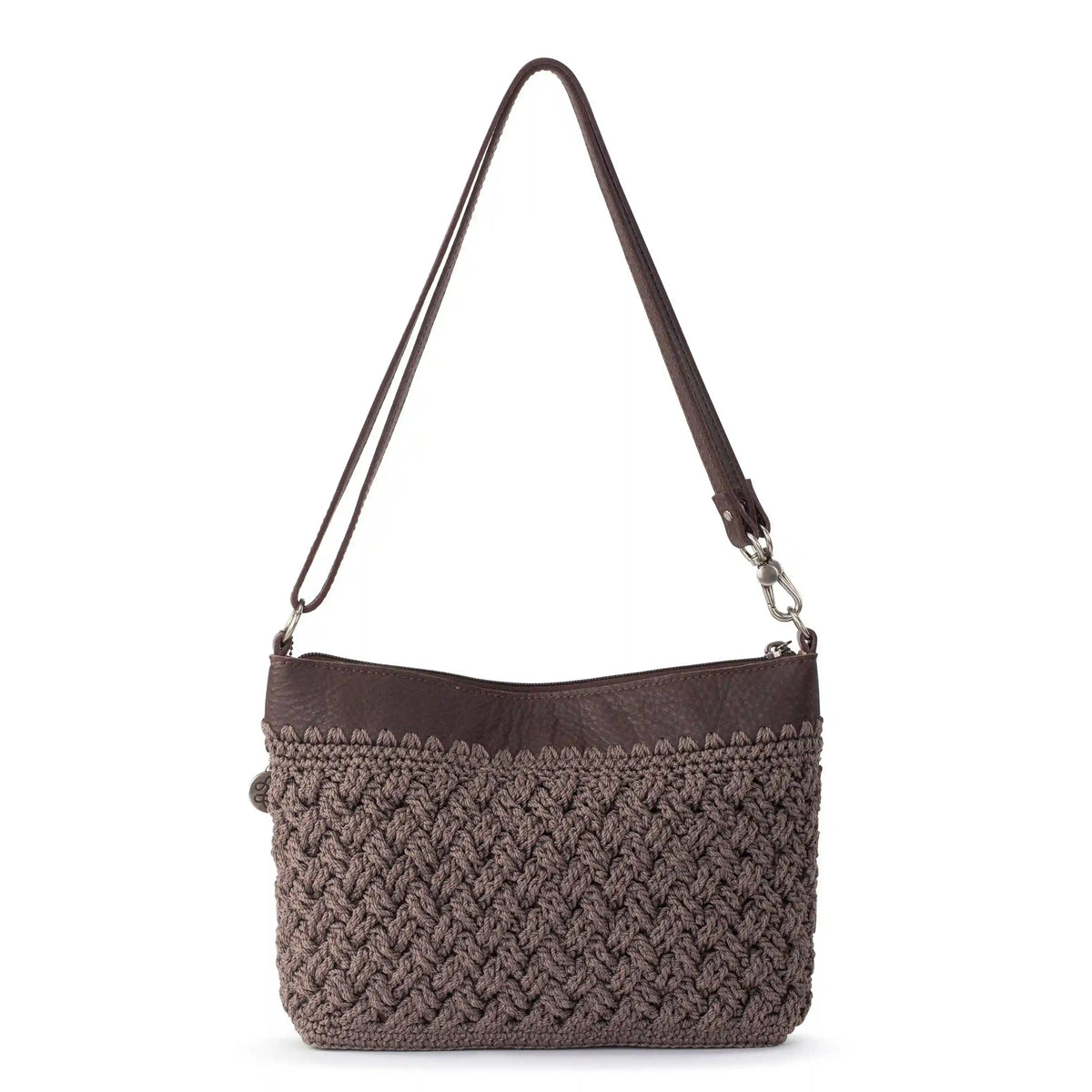 Lumi Crossbody - Hand Crochet - Mushroom Cozy Weave