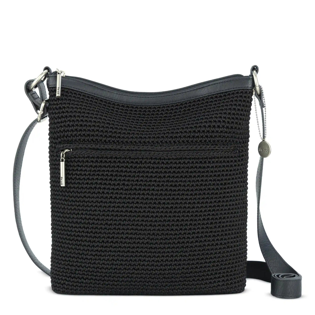 Lucia Crossbody - Hand Crochet - Black