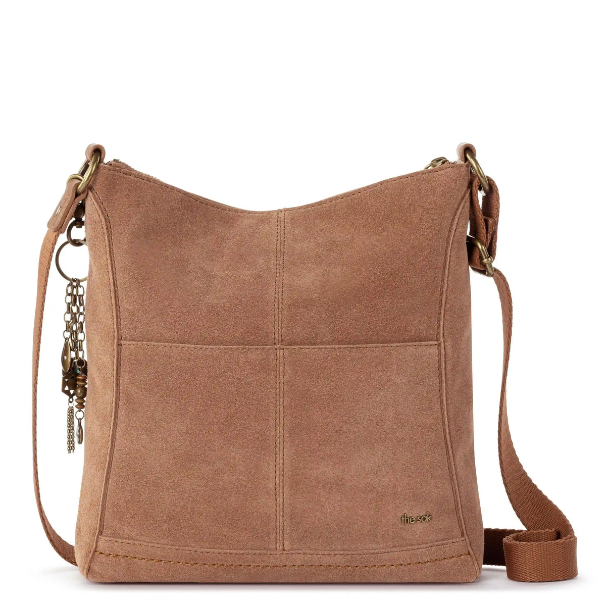 Lucia Crossbody - Leather - Tobacco Suede