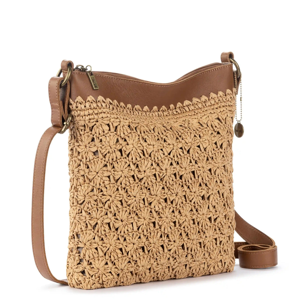 Lucia Crossbody - Straw - Natural Primrose