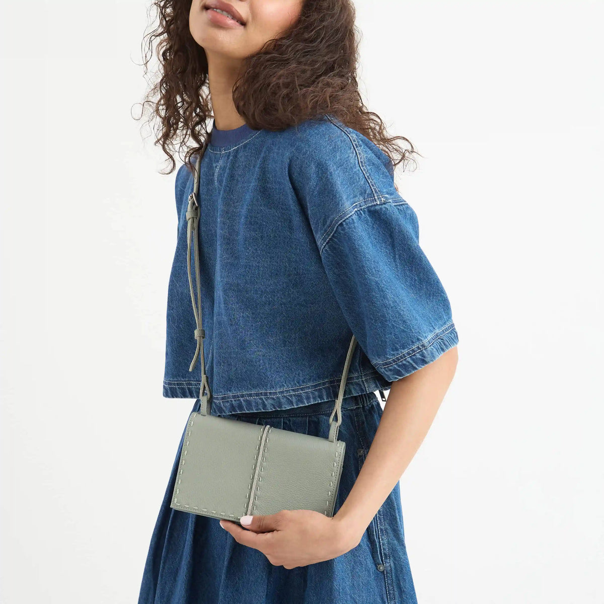 Los Feliz Phone Wallet - Leather - Meadow