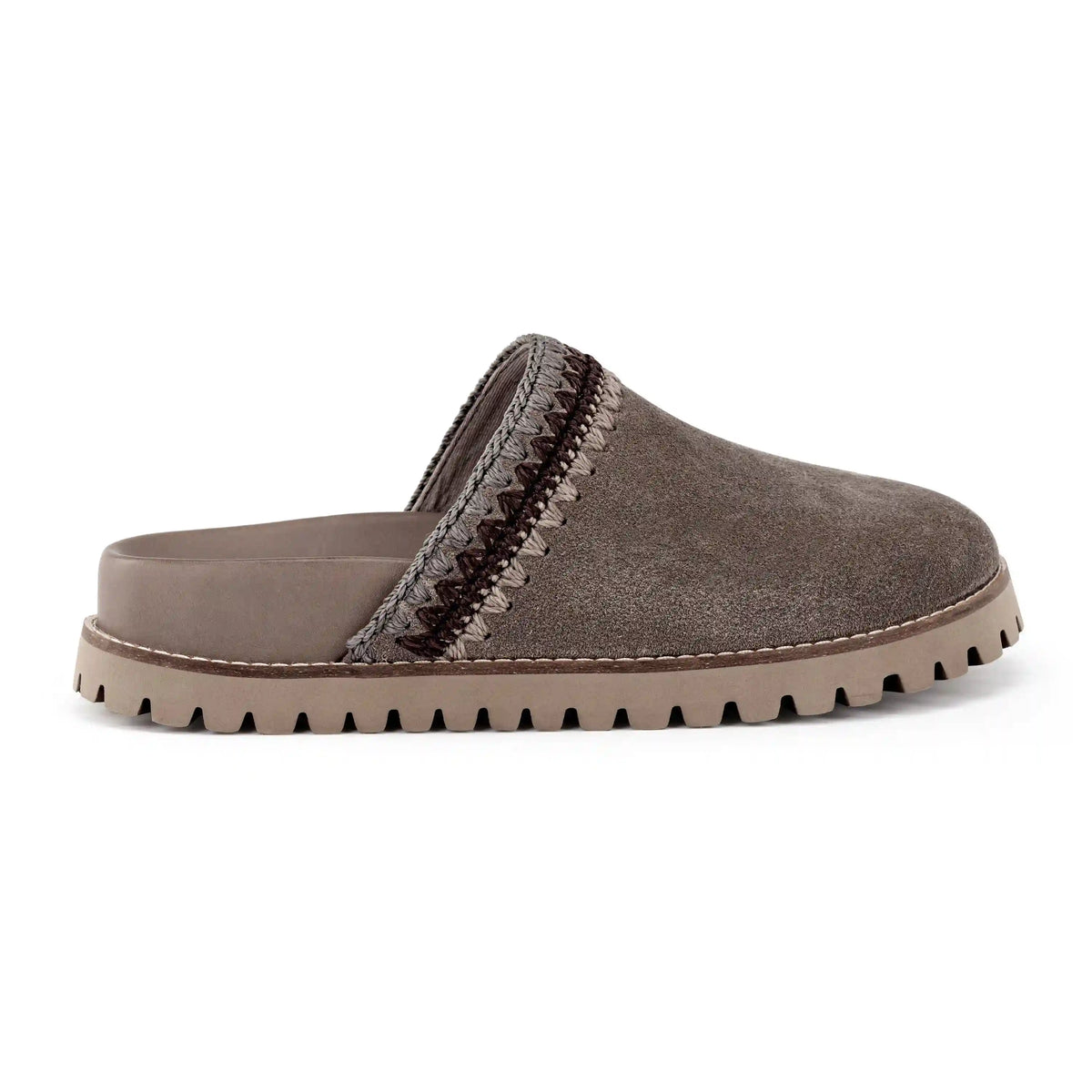 Bolinas Lug Sole Clog - Leather - Mushroom Seminyak
