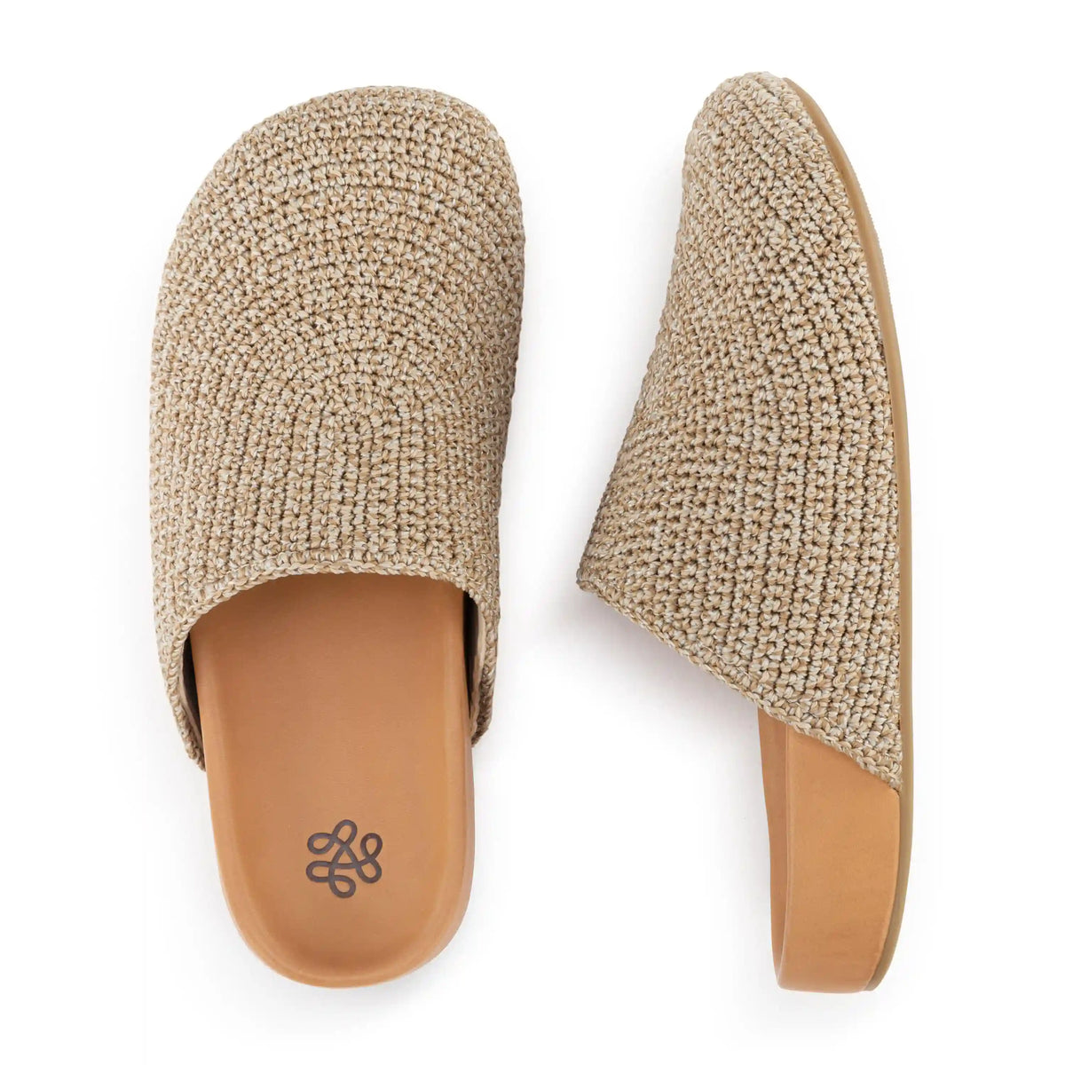 Bolinas Clog - Hand Crochet - Bamboo Static