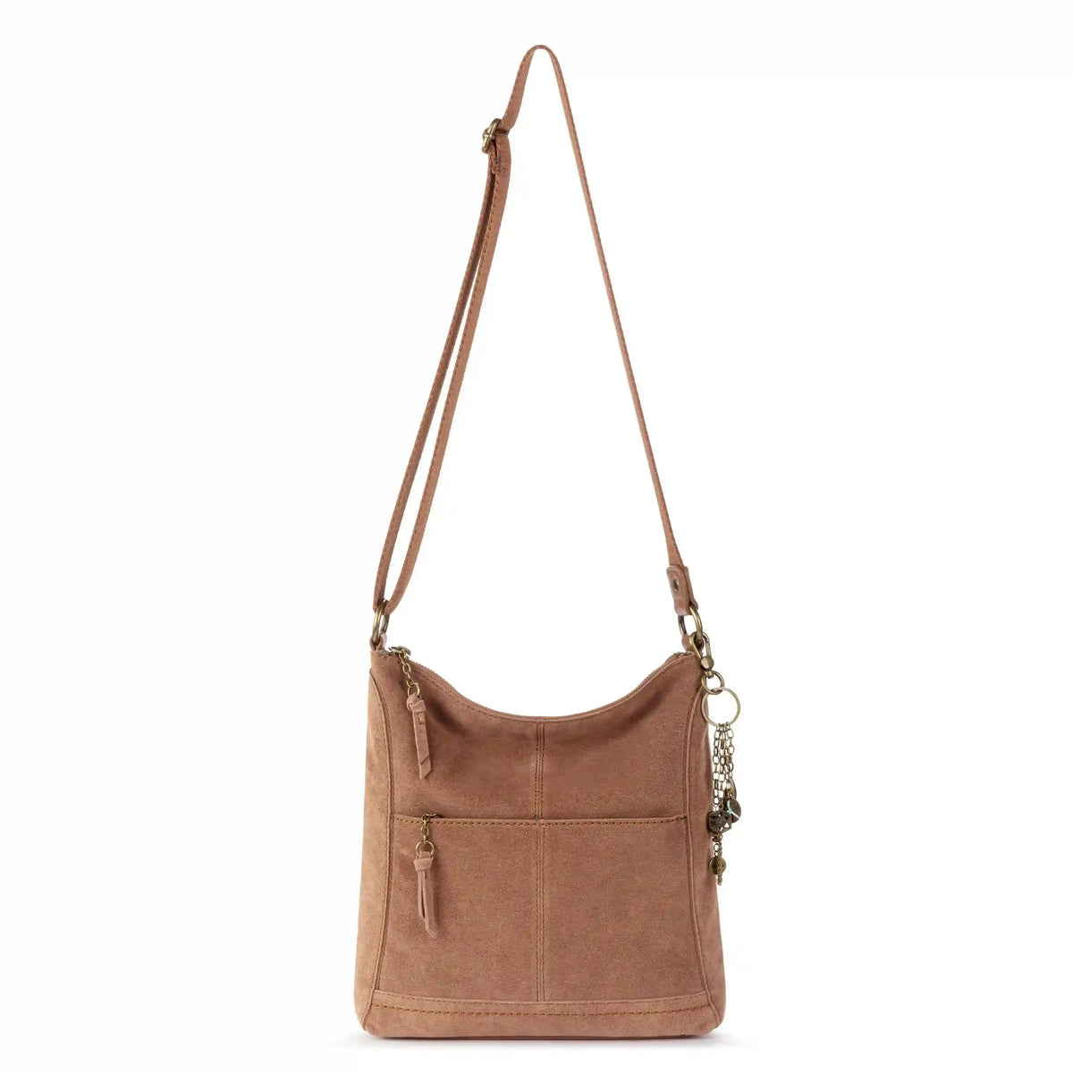 Lucia Crossbody - Leather - Tobacco Suede