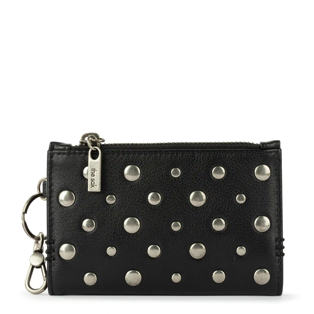 Encino Essential Wallet - Leather - Black Silver Stud