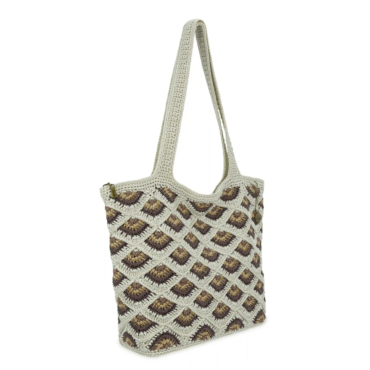 Sola Carryall Tote - Hand Crochet - Natural Mermaid