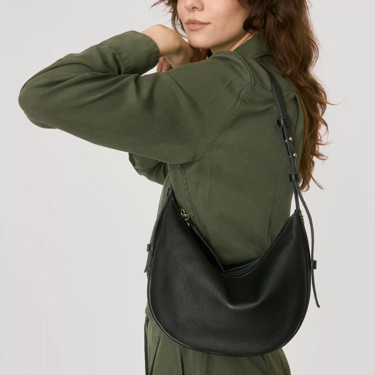 Tess Shoulder Bag - Leather - Black