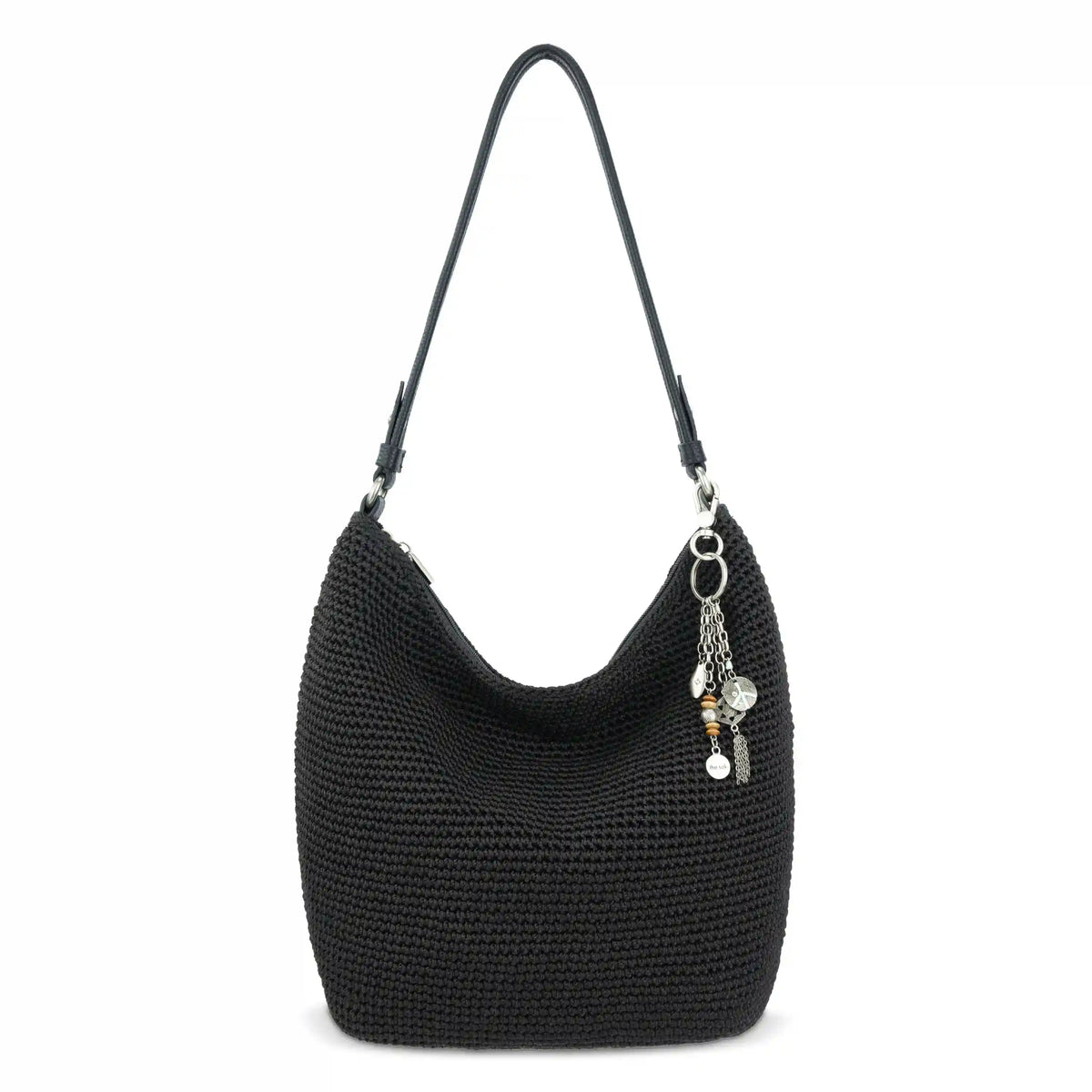 Sequoia Hobo - Hand Crochet - Black