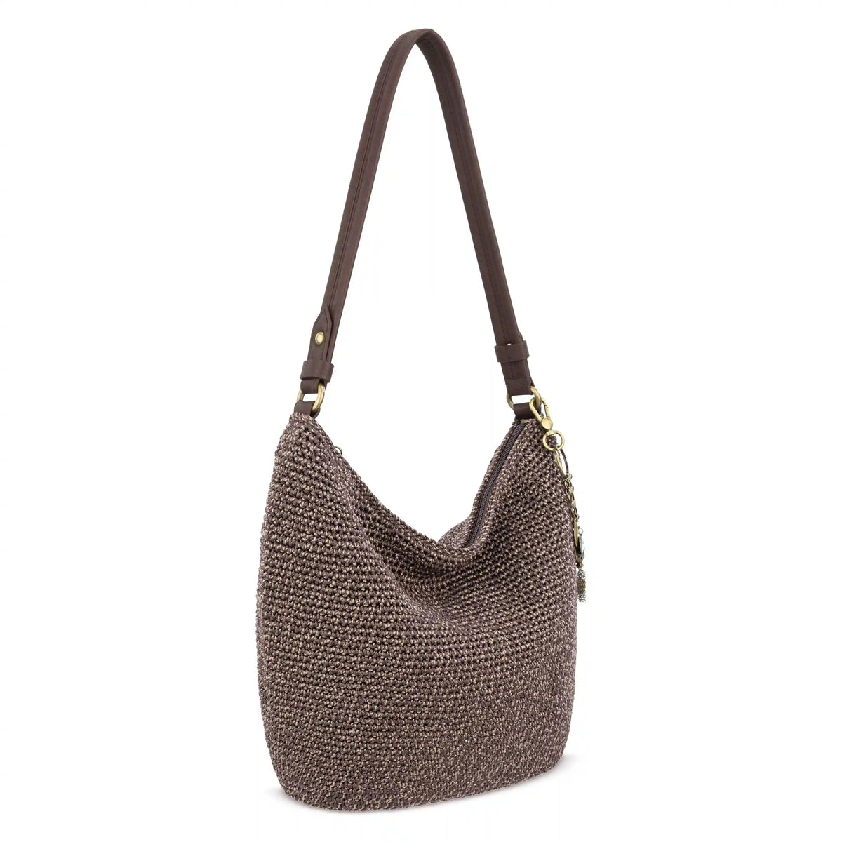 Sequoia Hobo - Hand Crochet - Nutmeg Static