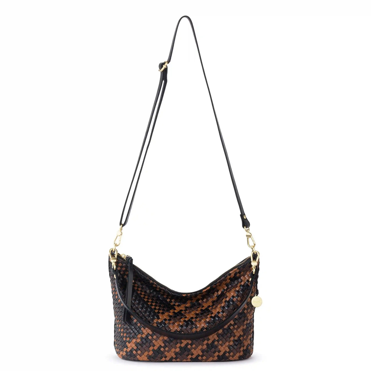 Juniper Small Hobo - Leather - Espresso Woven